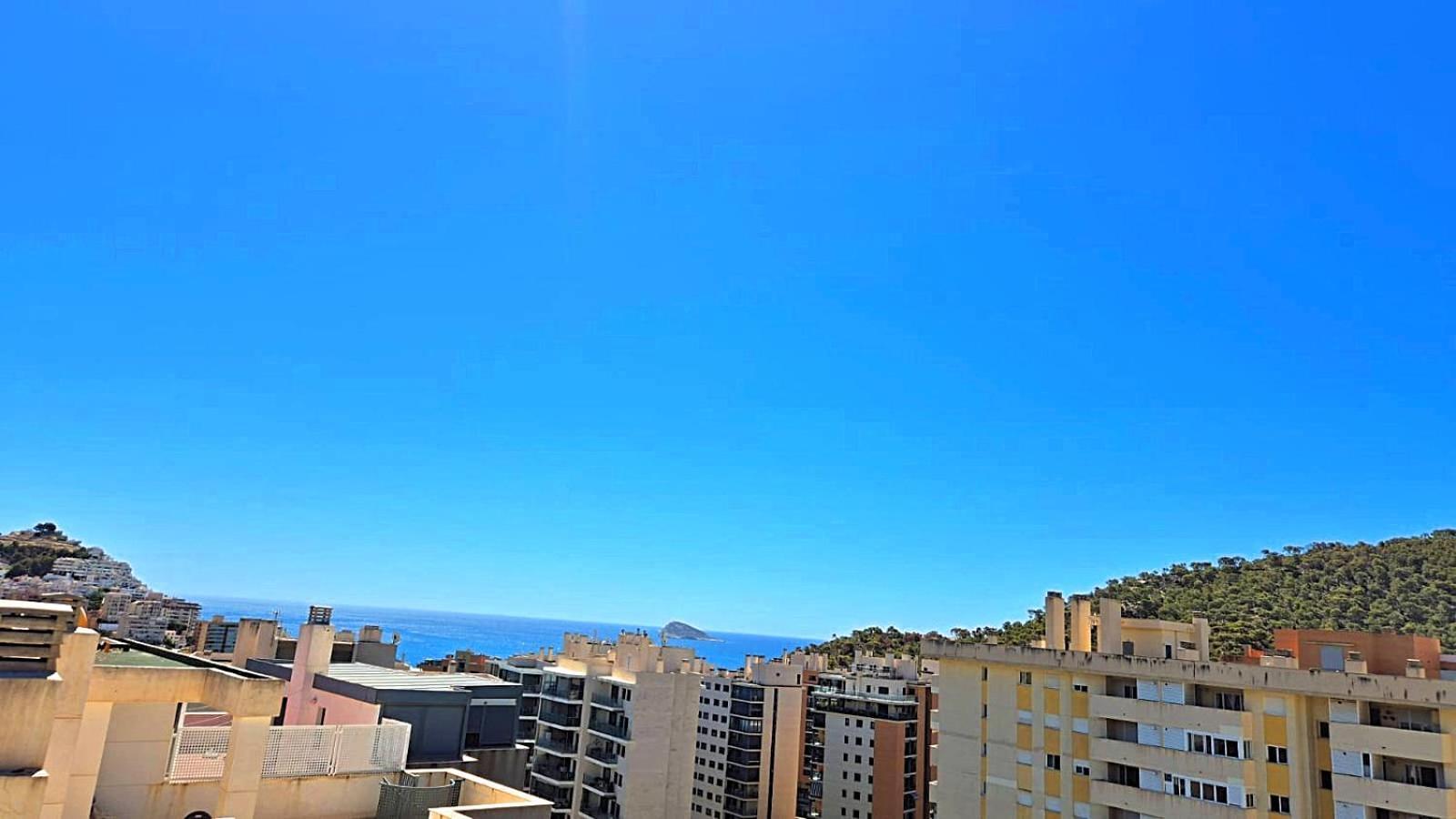 Beach Penthouse Apartment Benidorm Cala Cala de Finestrat Eksteriør bilde