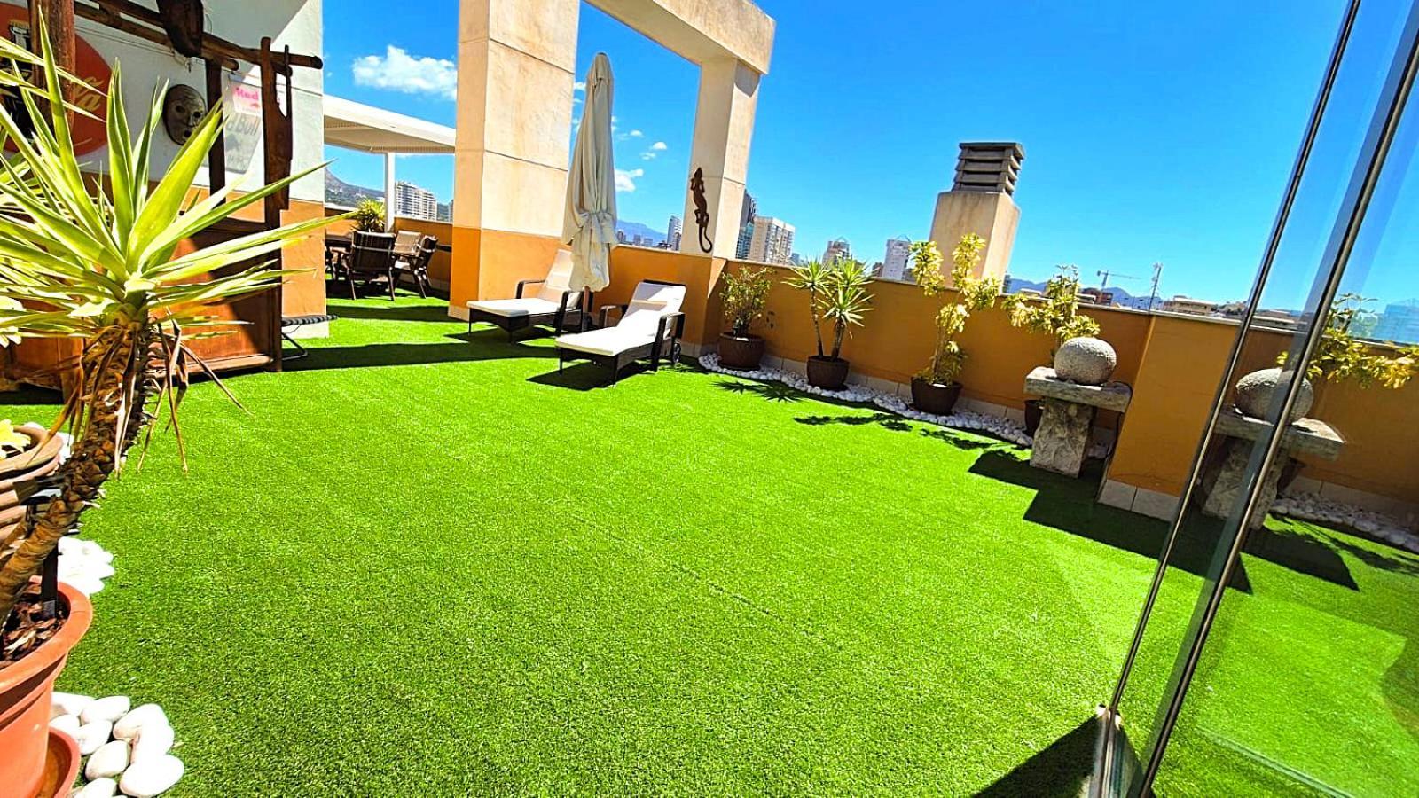Beach Penthouse Apartment Benidorm Cala Cala de Finestrat Eksteriør bilde