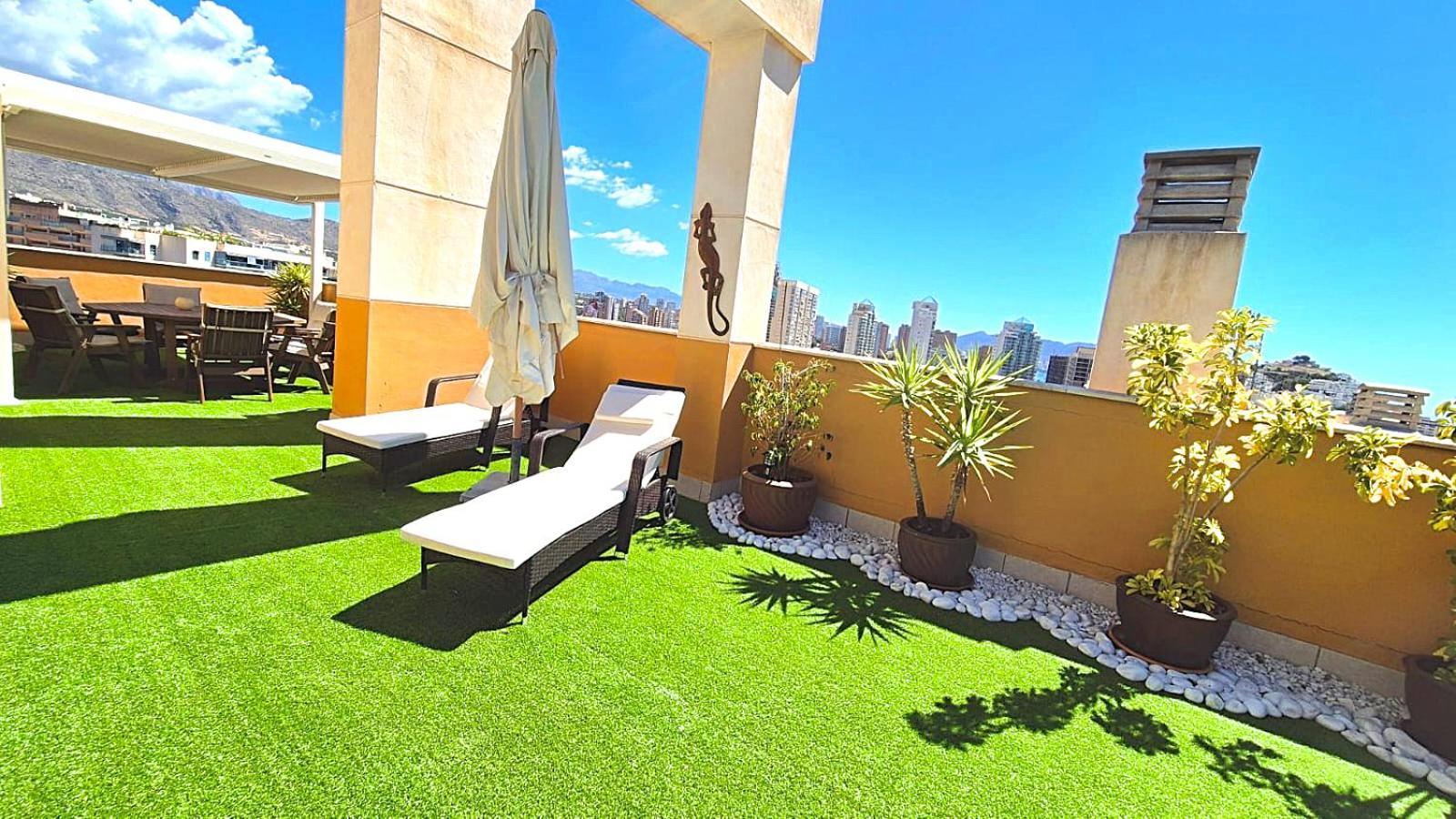 Beach Penthouse Apartment Benidorm Cala Cala de Finestrat Eksteriør bilde
