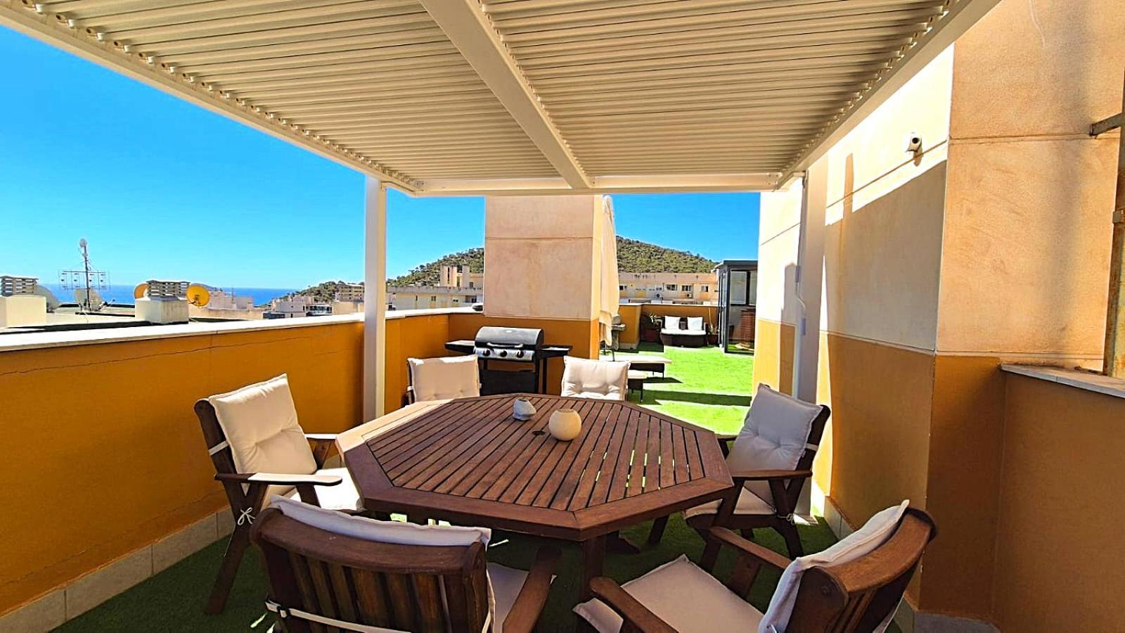Beach Penthouse Apartment Benidorm Cala Cala de Finestrat Eksteriør bilde